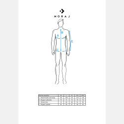 BRĄZOWY klasyczny sweter męski bawełniany o prostym kroju MORAJ